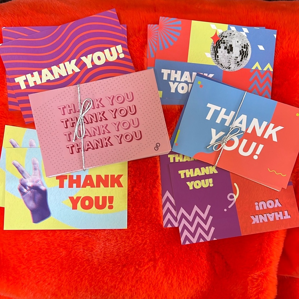 Poshmark thank you cards - post card size 6” x 4”
